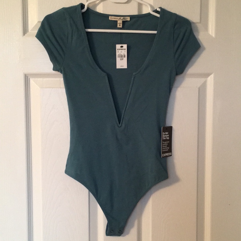 *** NWT *** Express Teal Bodysuit